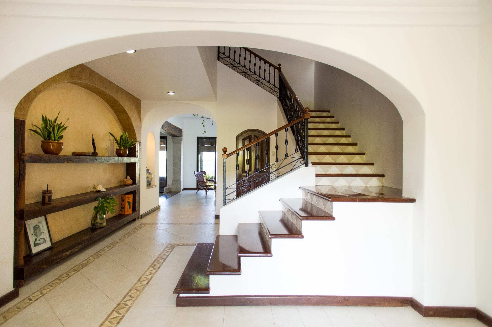 6 BR Mexican Mansion - Interior - Staircase