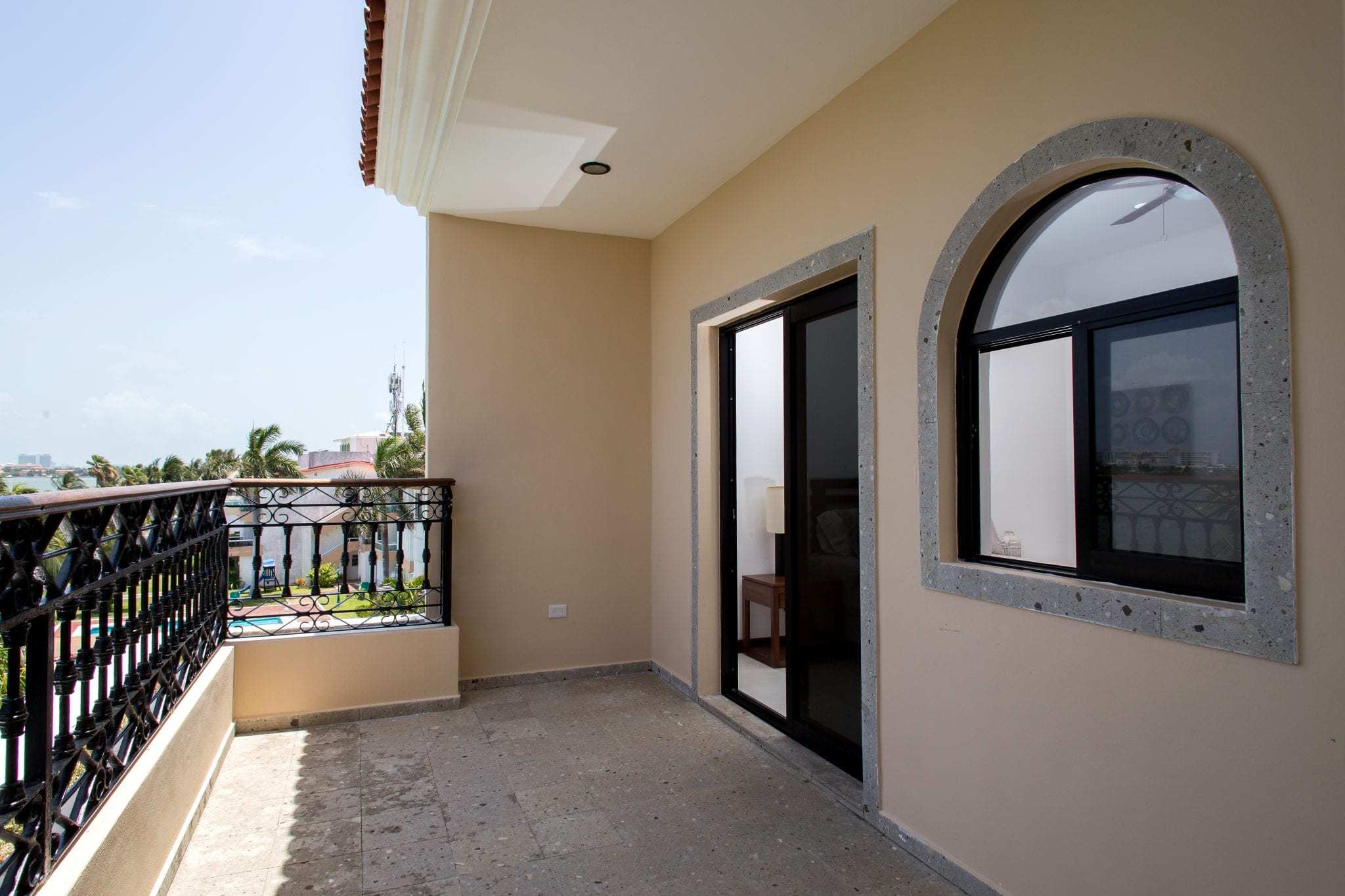 6 BR Mexican Mansion - Interior - Bedroom Balcony