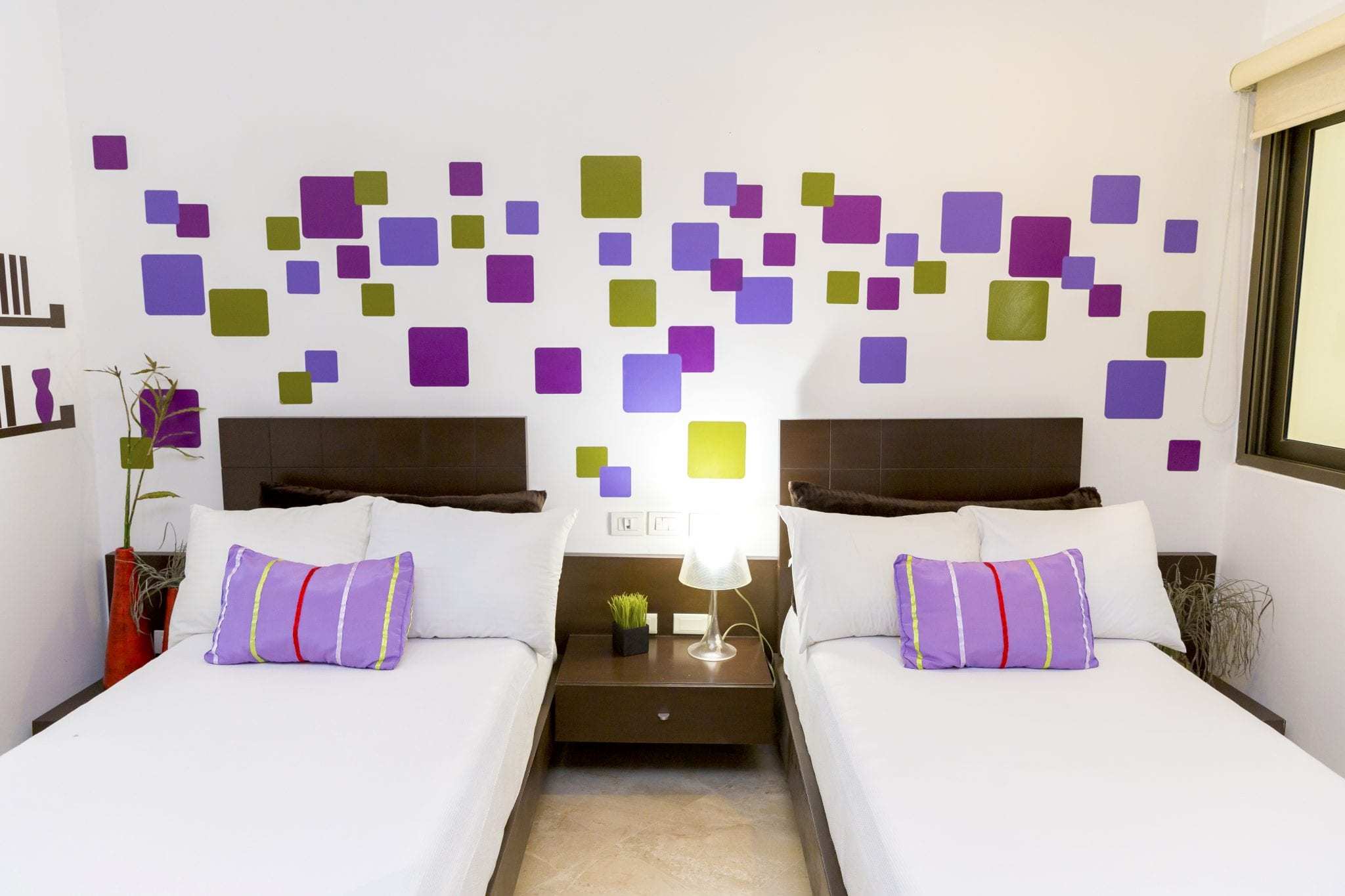 2 BR Haab Condo — H-103 - Interior - Bedroom 2 - 2 Single Beds