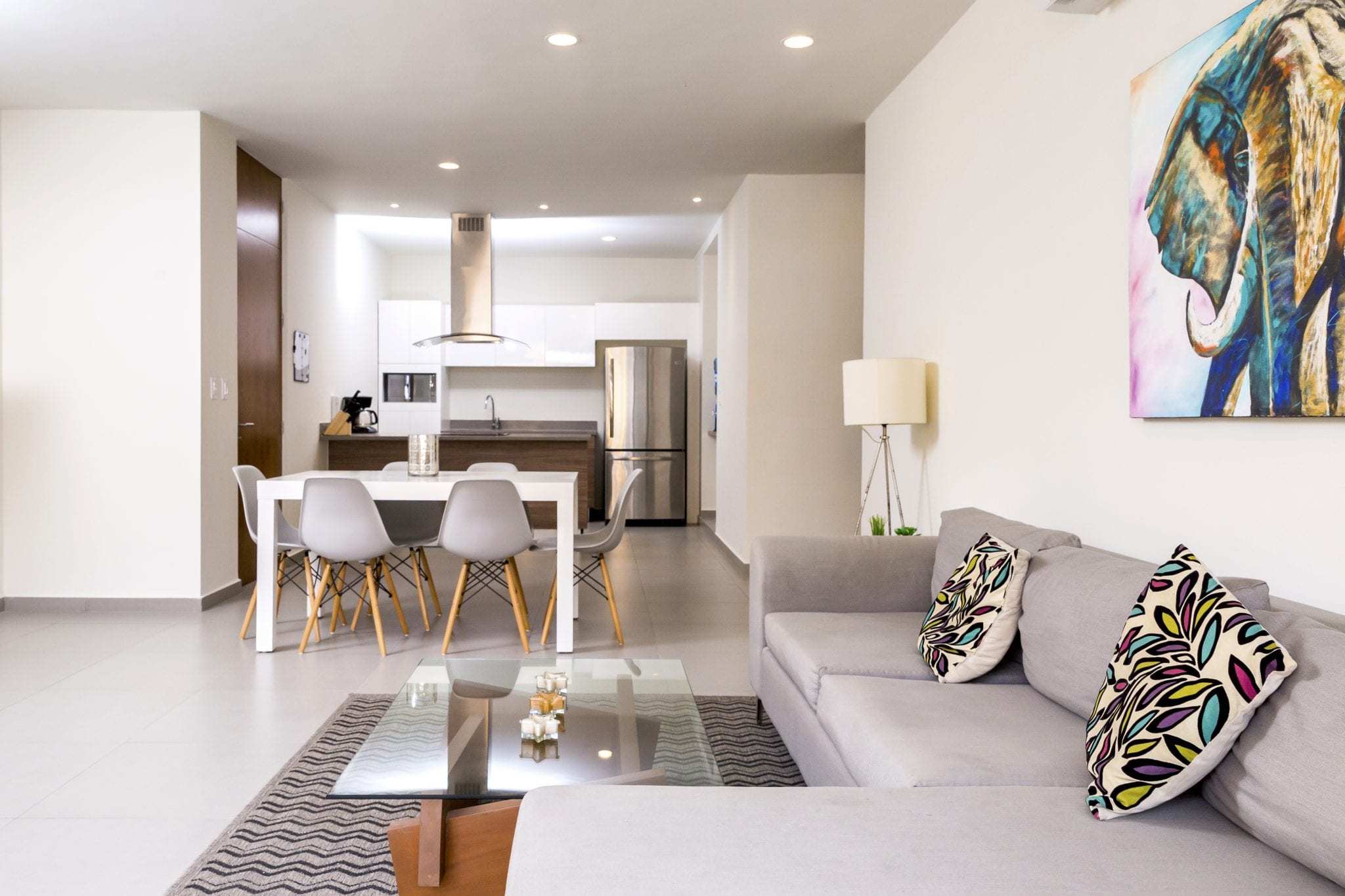 2 BR Lunada Condo — L-309 - Interior - Living + Dining