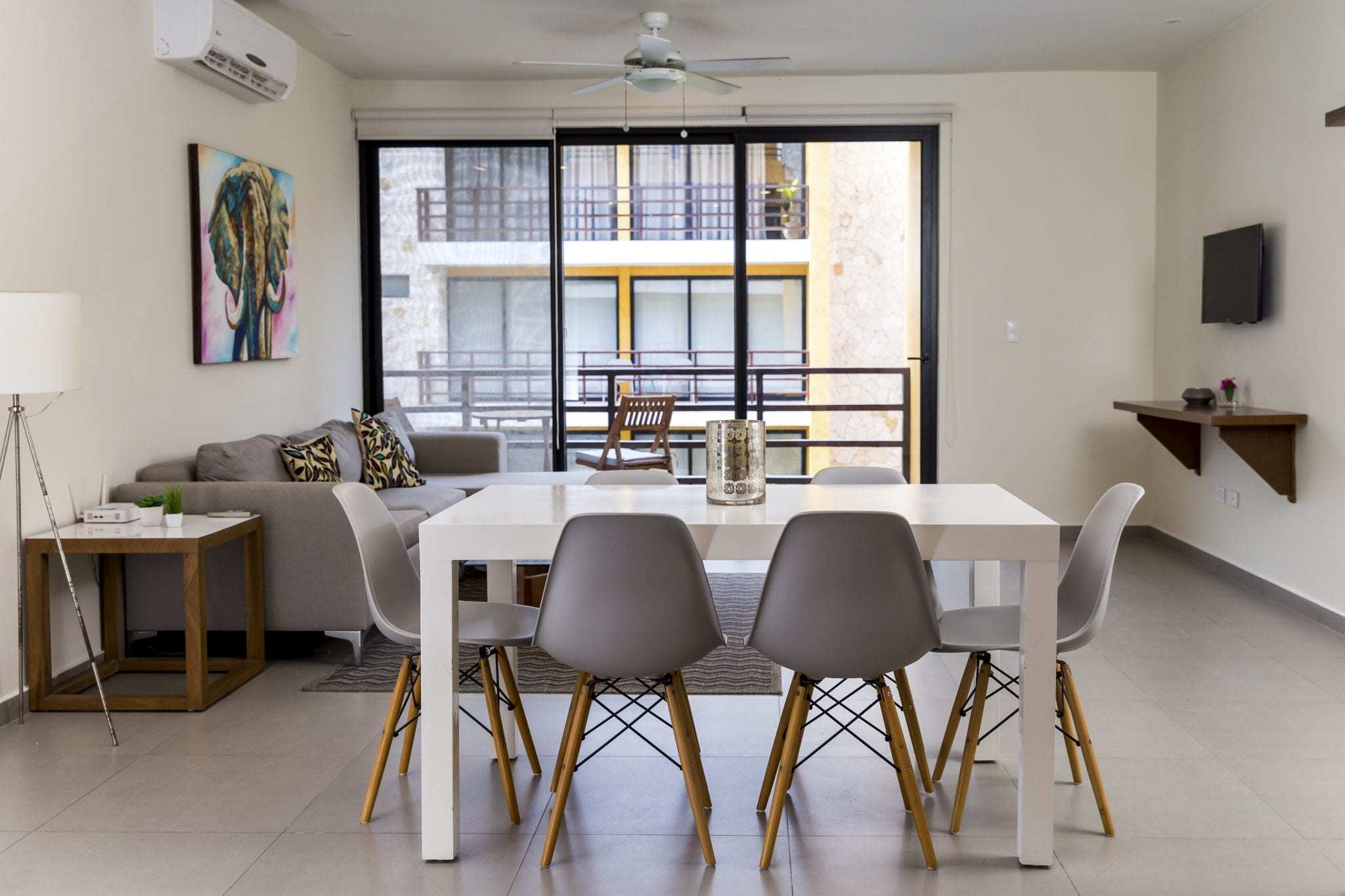 2 BR Lunada Condo— L-309 - Interior - Living + Dining